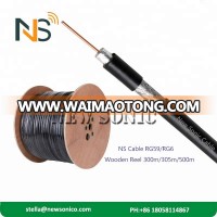 Low loss High Quality RG6 Coaxial Cable with F Connector For TV CCTV CATV and Satellite System