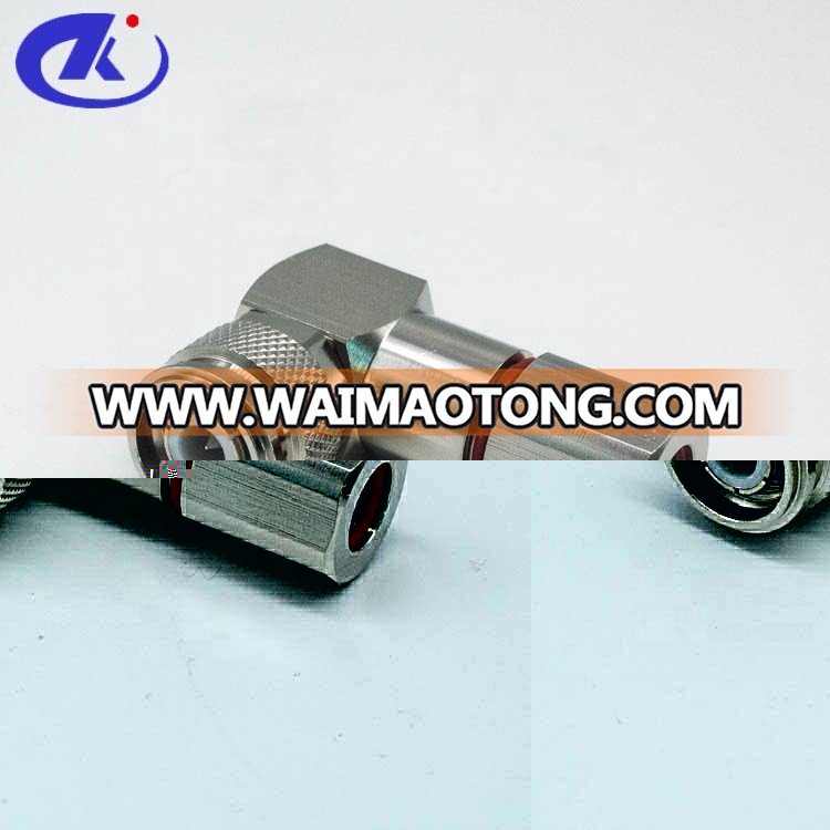 RF Coaxial TNC connector male right angle  R/A clamp type for 5d-fb cable