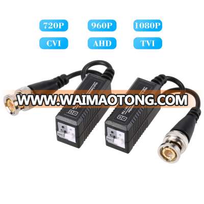 Cheap new cctv HD video balun support 720P 1080P camera connector tvi passive video transmitter Video Balun YJS-2011HD