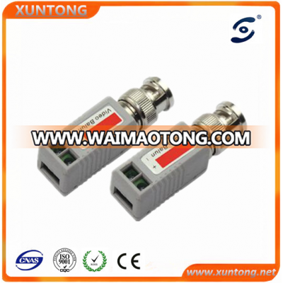 Reliable Quality CCTV UTP twisted pair BNC male connector passive video balun