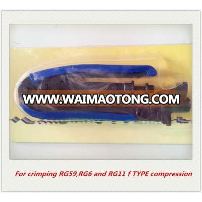 Professional Compression Tool For crimping RG59,RG6 and RG11