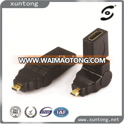 HDMI female to Micro HDMI male Adapter 360 degrees Rotating Type