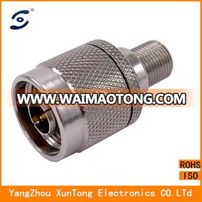 50ohm straight connector n male to f female adapter