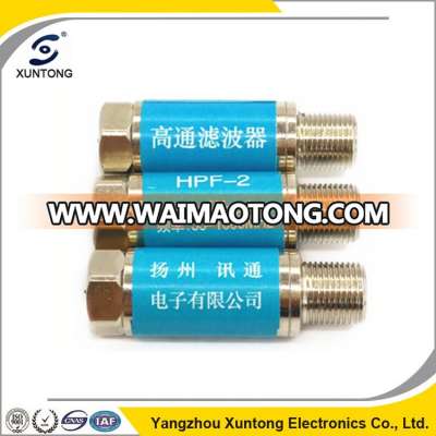 Xuntong High Quality 55-1000MHz HPF-2 CATV High Pass Filter