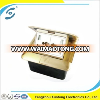 OEM waterproof brass doors E-801C-AI-2 double MF socket