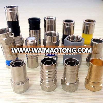 Waimaotong high quality compression straight coaxial male female rf connector